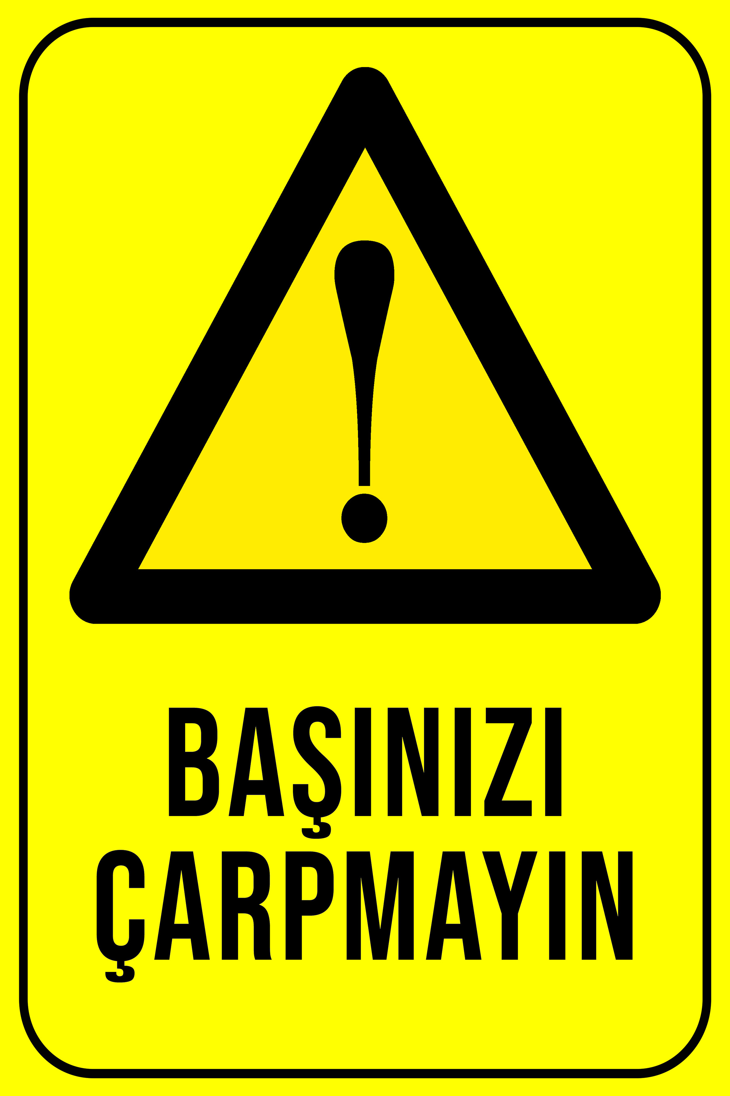 CajuArt%20Başınızı%20Çarpmayın%20Yazılı%2020x30%20cm%20Ahşap%20Uyarı%20İkaz%20Levhası%20Tablo