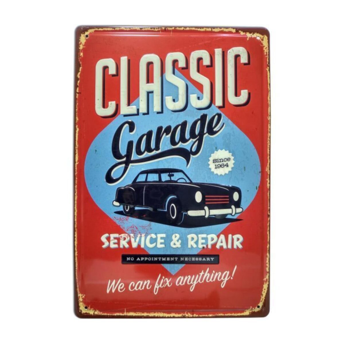 CajuArt%20Retro%20Classic%20Garage%20Tamirci%20Temalı%2020x30%20Metal%20Plaka%20Tablo