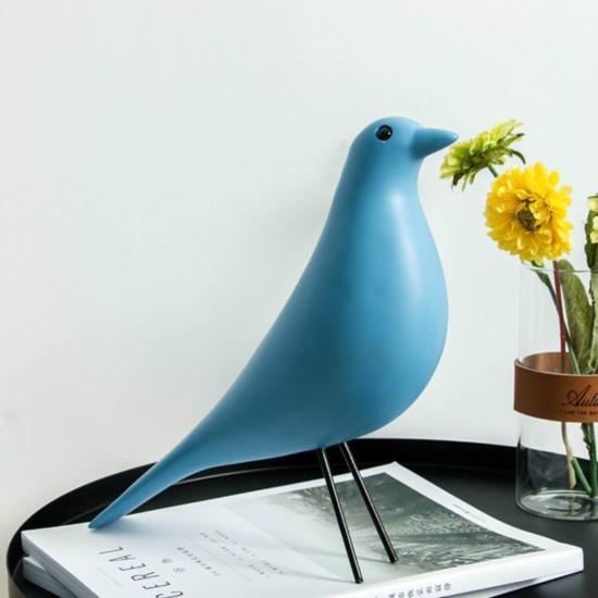 Dekoratif Büyük Boy Kuş Biblo Ev Ofis Aksesuarı Ev Dekor