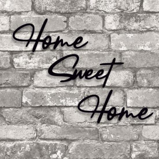 Dekoratif Home Sweet Home Yazılı Ahşap Tablo Duvar Süsü